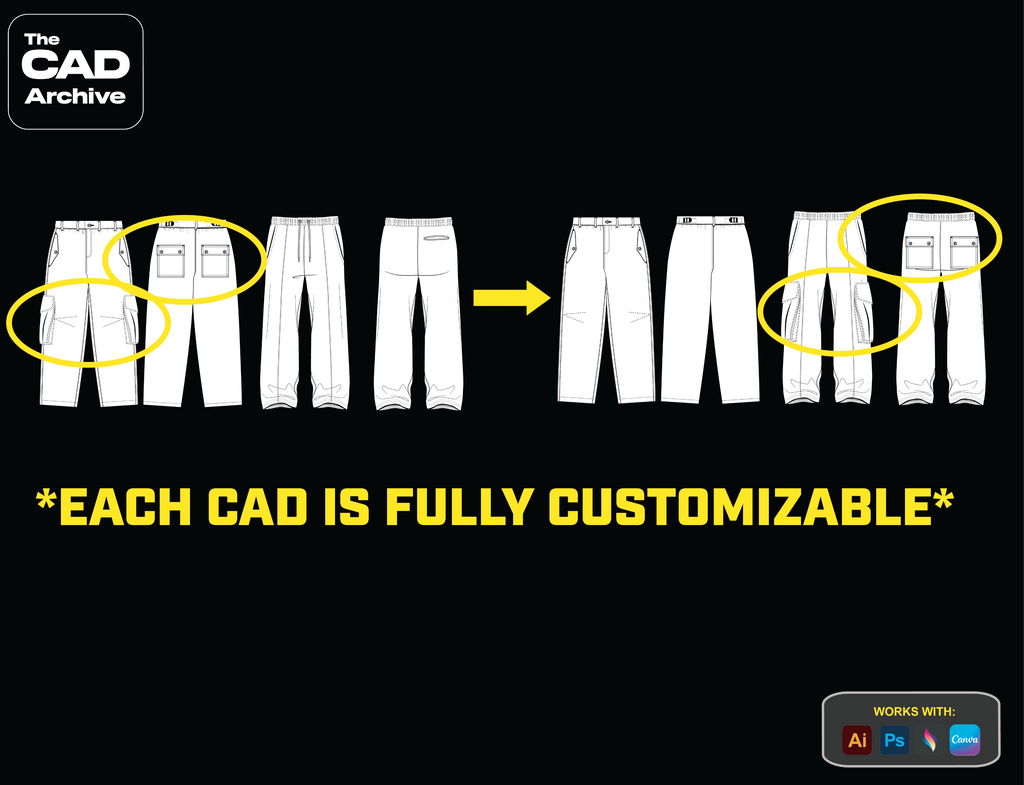 fully customisable vector cads 